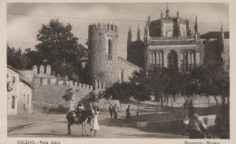 Delcampe - ESPAÑA Toledo Castilla La Mancha Monasterio San Juan Reyes Gente Burro #SBV734 - Toledo