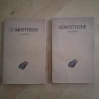 Delcampe - Démosthène Harangues Tomes 1 Et 2 - 1901-1940