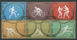 Delcampe - Libyen 1964 Olympia Sommerspiele Tokio 160/65 A ZD Postfrisch (C99761) - Libye