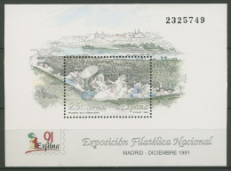 Delcampe - Spanien 1991 EXFILNA Madrid Block 41 Postfrisch (C91666) - Blocks & Kleinbögen