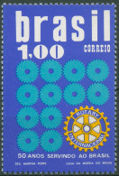 Delcampe - Brasilien 1973 Rotary Club Zahnräder 1360 Postfrisch - Neufs