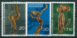 Delcampe - Liechtenstein 1972 Wurzelschnitzereien 567/69 Gestempelt - Gebraucht