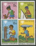 Delcampe - Malediven 1979 Jahr Des Kindes Spielzeug 822/25 Postfrisch - Maldiven (1965-...)