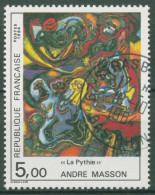 Delcampe - Frankreich 1984 Zeitgenössische Kunst Gemälde André Masson 2469 Gestempelt - Used Stamps