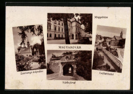 Delcampe - AK Magyaróvár, Lucsanyi-kápolna, Várbejárat, Lajtarészlet - Ungarn