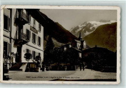 Delcampe - 1929 Trient Foto AK Hotel , L`Aiguille Du Tour Et Glacier Des Grands, Ve... - 13078883 - Trient