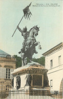 Delcampe - CPA Falaise Statue De Guillaume Le Conquerant - Falaise
