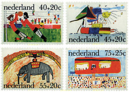 Delcampe - 67878 MNH HOLANDA 1976 PRO INFANCIA - Elefantes