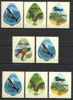 Delcampe - Tonga, Yvert 439/443&PA244/248&SPA132/134**, Protection De La Faune, MNH - Tonga (1970-...)