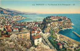 Delcampe - CPA MONACO — Vue Generale De La Principauté - Panoramische Zichten, Meerdere Zichten