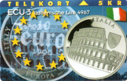 Delcampe - DENMARK - MAGNETIC - ECU SERIES - COIN - ITALIENISCHE LIRE - Dänemark