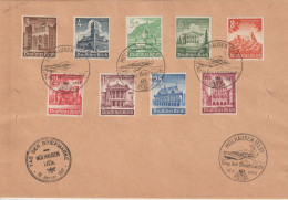 Delcampe - 1941 - REICH / ALSACE - SONDERSTEMPEL PROPAGANDE JOURNEE DU TIMBRE MULHOUSE / SERIE COMPLETE WHW YVERT 675/683 - Lettres & Documents