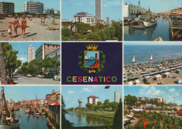 Delcampe - CARTOLINA  CESENATICO,SECENA,EMILIA ROMAGNA-MARE,SOLE,ESTATE,VACANZA,SPIAGGIA,LUNGOMARE,BELLA ITALIA,VIAGGIATA 1969 - Cesena