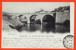 Delcampe - 14486 / MARSEILLE  (13) Le Pont Du Vallon Des AUFFES 1903 à GARIDOU Port-Vendres - LACOUR 19 - Endoume, Roucas, Corniche, Plages