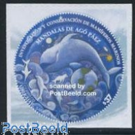 Delcampe - Uruguay 2007 Sea Mammals 1v S-a, Mint NH, Nature - Various - Sea Mammals - Round-shaped Stamps - Uruguay