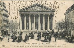 Delcampe - CPA Paris La Madeleine Commencee En 1764 Sous Louis XV Par Constant D'Ivry - Kirchen