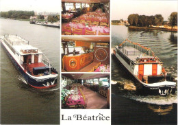 Delcampe - CPM. PENICHE LA BEATRICE. CROISIERES SUR LA SAÔNE. SAINT JEAN DE LOSNE (21). - Hausboote