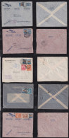 Delcampe - Colombia 1933-37 Airmail 5 Cover To LEIPZIG Germany - Colombie