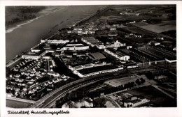Delcampe - CPA Düsseldorf Am Rhein, Fliegeraufnahme, Ausstellungsgelände - Autres & Non Classés