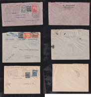 Delcampe - Colombia 1933-36 Airmail 3 Cover To LEIPZIG Germany - Colombie