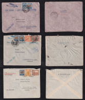 Delcampe - Colombia 1934-38 Airmail 3 Cover MEDELLIN + BOGOTA To LEIPZIG Germany - Colombie