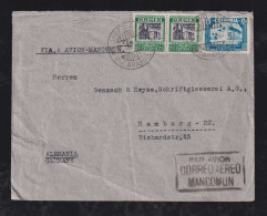 Delcampe - Colombia 1937 Airmail Cover BUCARAMANGA X HAMBURG Germany - Colombie