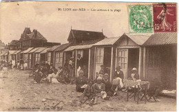 Delcampe - Lion-sur-Mer / Les Cabines à La Plage / Ed. Lebassard / Plan Pas Courant ... - Other & Unclassified