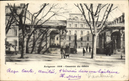 Delcampe - CPA Militaria Avignon Caserne Du Genie - Manöver