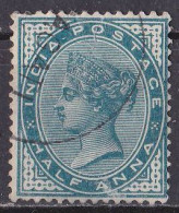 Delcampe - @ Indien 1882 O/used (A6/38) - 1882-1901 Imperium