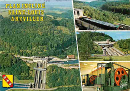 Delcampe - Carte Postale - 57 - Saint Louis - Arzviller - Le Plan Incliné Transversal - Ascenseur à Bateaux - Multivues - Blasons - - Arzviller