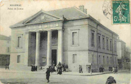 Delcampe - Carte Postale Ancienne - 24 - Bergerac - Palais De Justice - Animée - CPA - Oblitération De 1910 - Etats Coins Arrondis - Bergerac
