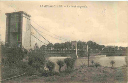 Delcampe - Carte Postale Ancienne - 95 - La Roche Guyon - Le Pont Suspendu - CPA - Oblitération - Voir Scans Recto-Verso - Poscard - La Roche Guyon