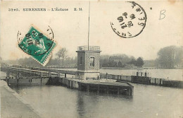 Delcampe - Carte Postale Ancienne - 92 - Suresnes - L'Ecluse - Oblitération Ronde De 1916 - CPA - Voir Scans Recto-Verso - Poscard - Suresnes