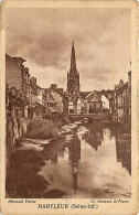 Delcampe - Carte Postale Ancienne - 76 - Harfleur - Carte Postale Almanach Vermot - Etat Carte Arrachée Sur 5 Mm - CPA - Voir Scans - Harfleur