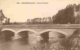 Delcampe - Carte Postale Ancienne - 72 - Connerré - Pont Sur L'Huisne - Animée - CPA - Voir Scans Recto-Verso - Poscard - Carta Pos - Connerre