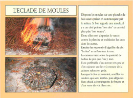 Delcampe - Carte Postale - Recettes De Cuisine - L'éclade De Moules - CPM - Voir Scans Recto-Verso - Poscard - Carta Postal -  Post - Küchenrezepte