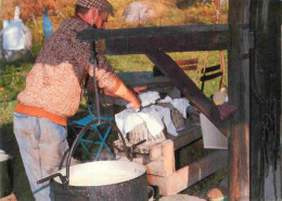 Delcampe - Carte Postale - Metiers - Fromager - Fromages - Fromagerie - Les Métiers D'Autrefois - Le Fromager - Le Moulage - CPM - - Kunsthandwerk