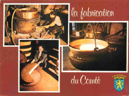 Delcampe - Carte Postale - Metiers - Fromager - Fromages - Fromagerie - La Fabrication Du Comté - Multivues - CPM - Voir Scans Rect - Kunsthandwerk