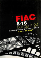 Delcampe - Carte Postale - Publicite - FIAC - . Octobre 94 - Espace Tour Eiffel Paris - Quai Branly - Carte Neuve - CPM - Voir Scan - Werbepostkarten