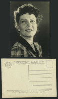 Delcampe - Russia Russian Actress Woman N. Alisova Old RP Postcard - Ohne Zuordnung