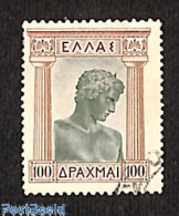Delcampe - Greece 1933 100Dr, Used, Used Or CTO - Oblitérés