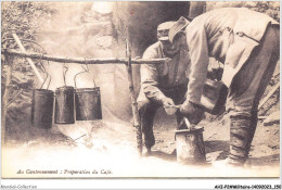 Delcampe - AHIP2-0180 - Au Cantonnement - La Préparation Du Café - Sonstige & Ohne Zuordnung