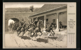 Delcampe - Künstler-AK Überrumpelung Der Torwache In Lauterburg, Reichseinigungskriege - Sonstige & Ohne Zuordnung