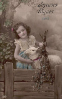 Delcampe - Fantaisie Pâques (2)  Enfant Fillette - Ostern
