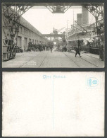 Delcampe - China Old Postcard Dairen Port Wharves Bean Cakes Shipment Cargo Work Steam Ship - China