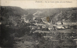 Delcampe - CPA Avallon Vue Sur Cousin Le Pont Prise Des Promenades - Avallon