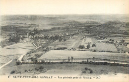 Delcampe - CPA 2 Saint Pere Sous Vezelay Vue Generale Prise De Vezelay - Vezelay