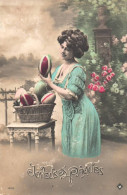 Delcampe - Fantaisie Pâques (2)  Femme - Ostern