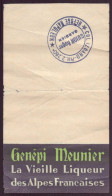 Delcampe - Publicitaire " Meunier " Genépi - Werbung
