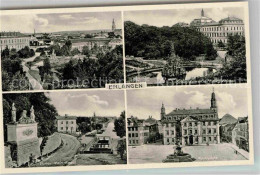 Delcampe - ERLANGEN Bayern Schlossgarten Donau-Main-Kanal Marktplatz - Erlangen